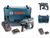 Bosch GBH 18 V-EC brushless Bohrhammer Professional SDS-Plus in L-Boxx mit GAL 1880 CV Schnellladegerät und 1x GBA 2 Ah Akku -